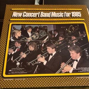 New Concert Band Music for 1985" 2 LP record set.